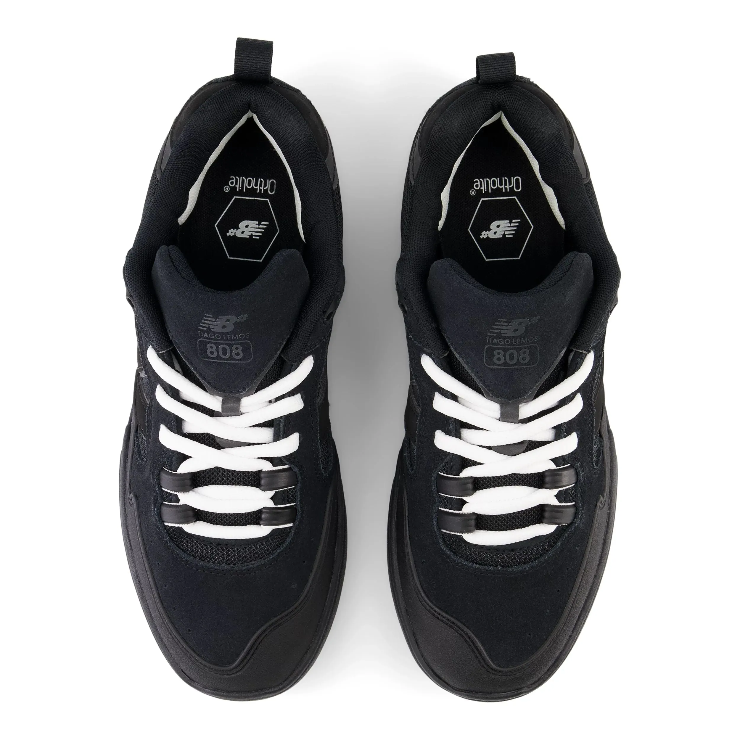 New Balance Numeric 808 Tiago Lemos Skateboard Shoe - Black/Gum