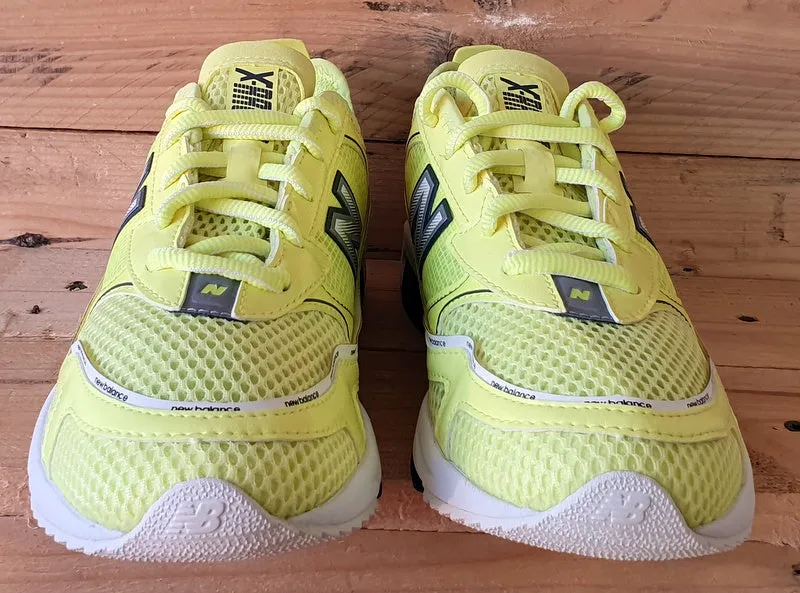New Balance X-Racer Low Textile Trainers UK4.5/US6.5/EU37 WSXRCHKC Neon Yellow