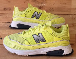 New Balance X-Racer Low Textile Trainers UK4.5/US6.5/EU37 WSXRCHKC Neon Yellow