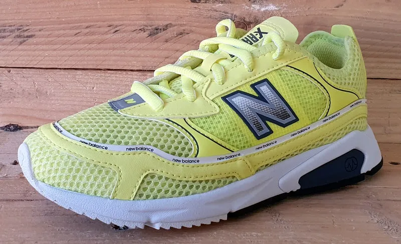 New Balance X-Racer Low Textile Trainers UK4.5/US6.5/EU37 WSXRCHKC Neon Yellow