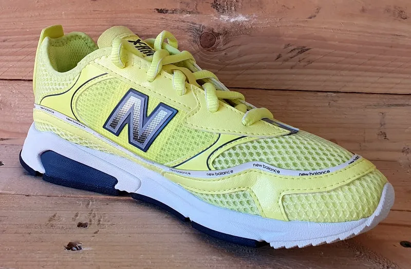 New Balance X-Racer Low Textile Trainers UK4.5/US6.5/EU37 WSXRCHKC Neon Yellow