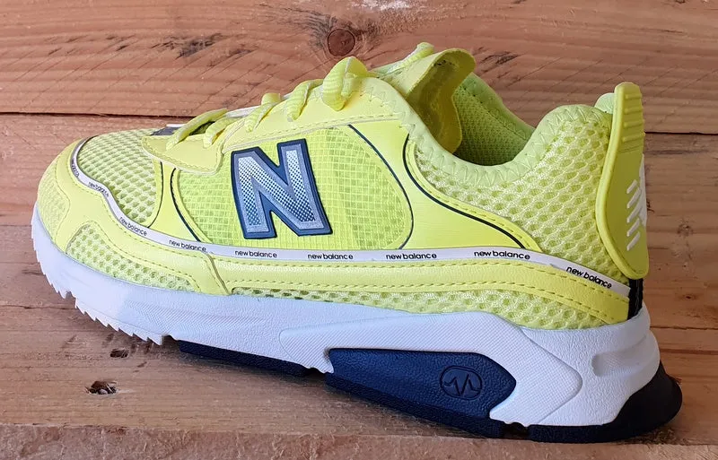 New Balance X-Racer Low Textile Trainers UK4.5/US6.5/EU37 WSXRCHKC Neon Yellow