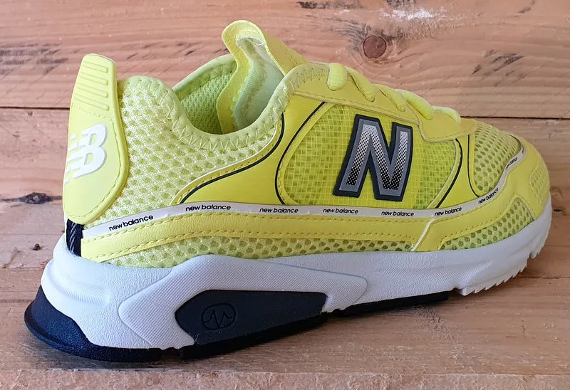 New Balance X-Racer Low Textile Trainers UK4.5/US6.5/EU37 WSXRCHKC Neon Yellow