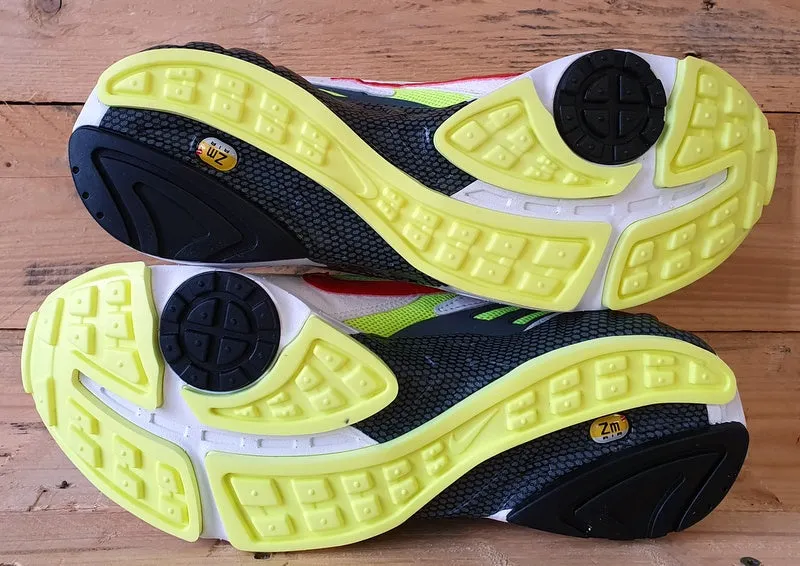 Nike Air Ghost Racer Trainers UK9/US10/E44 AT5410-100 White Atom Red Neon Yellow