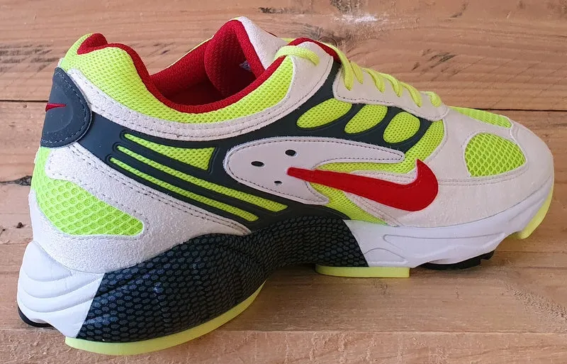 Nike Air Ghost Racer Trainers UK9/US10/E44 AT5410-100 White Atom Red Neon Yellow