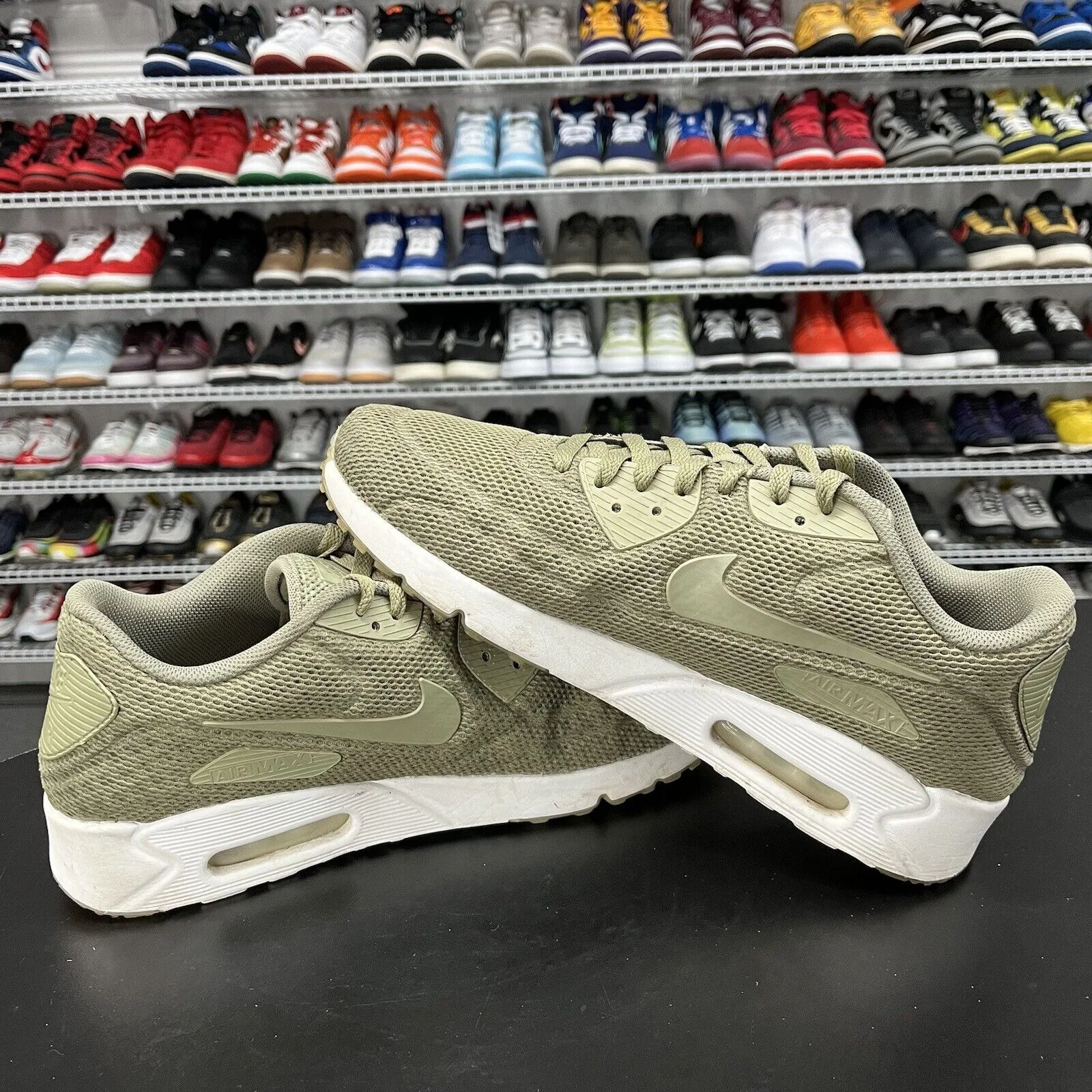Nike Air Max 90 Ultra 2.0 BR Trooper Running Shoes 898010-200 Men's Size 11