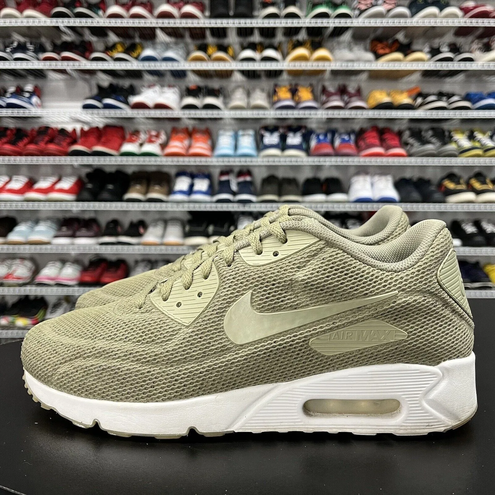 Nike Air Max 90 Ultra 2.0 BR Trooper Running Shoes 898010-200 Men's Size 11