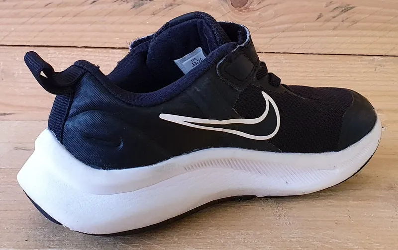 Nike Star Runner 3 Low Kids Trainers UK11/US11.5C/EU28.5 DA2777-003 Black/White