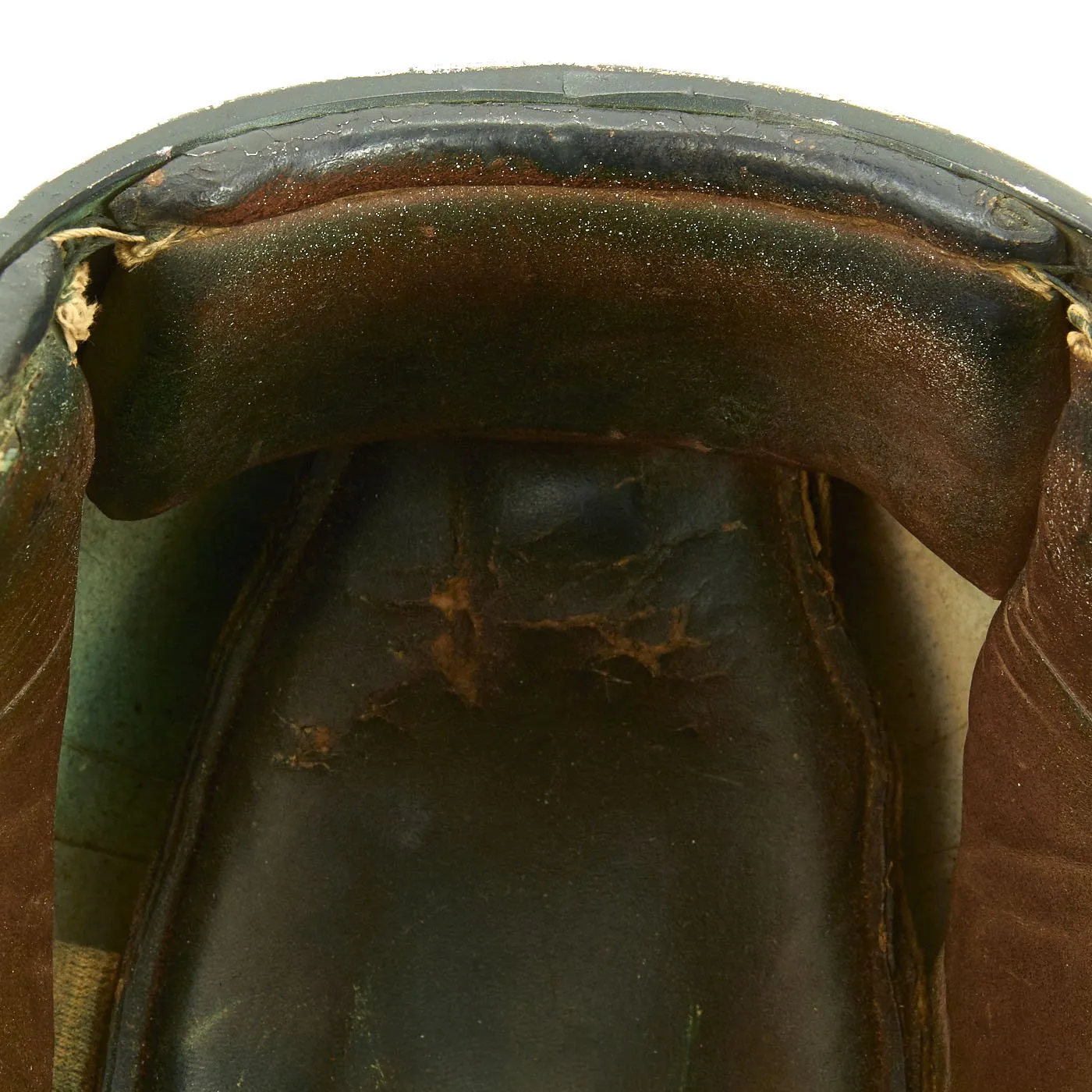 Original U.S. 1950s Tanker Paratrooper Training Ridell Football Helmet
