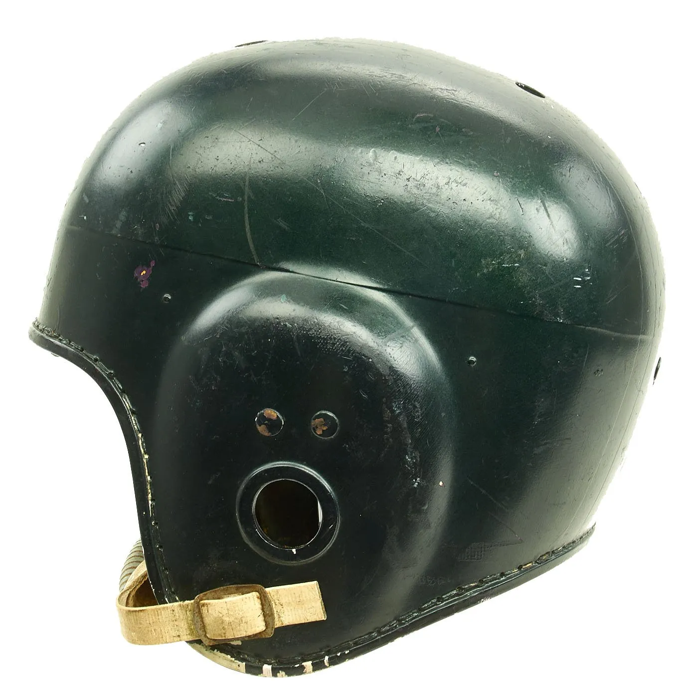 Original U.S. 1950s Tanker Paratrooper Training Ridell Football Helmet