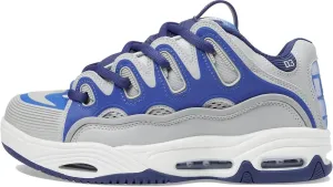 Osiris D3 2001 Grey Blue Black Mens Skate Trainers Shoes