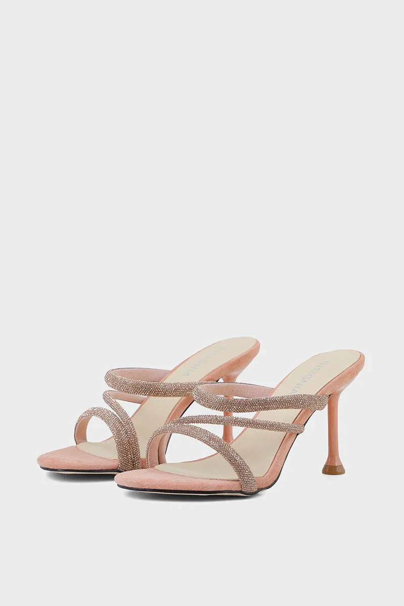 Party Wear Slip On IP0017-Nude Pink