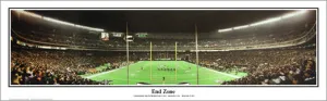 Philadelphia Eagles Veterans Stadium "End Zone" Panoramic Poster Print - Everlasting Images 1997