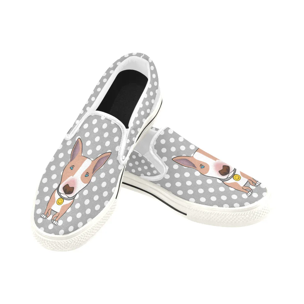 Polka-Dot Slip-on Skate shoes - Red dog