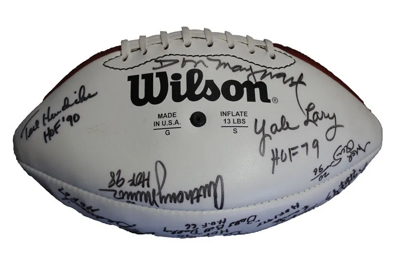 Pro Football Hall of Fame Enshrinee Golf Classic X Autographed Football