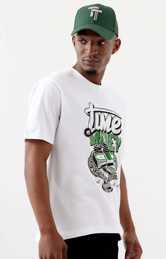 Pro Stars Printed Crew Neck T-Shirt - White
