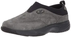 Propét Womens Wash N Wear Leather Low Top Slip On Fashion Sneakers Size 6.5 X-Wide