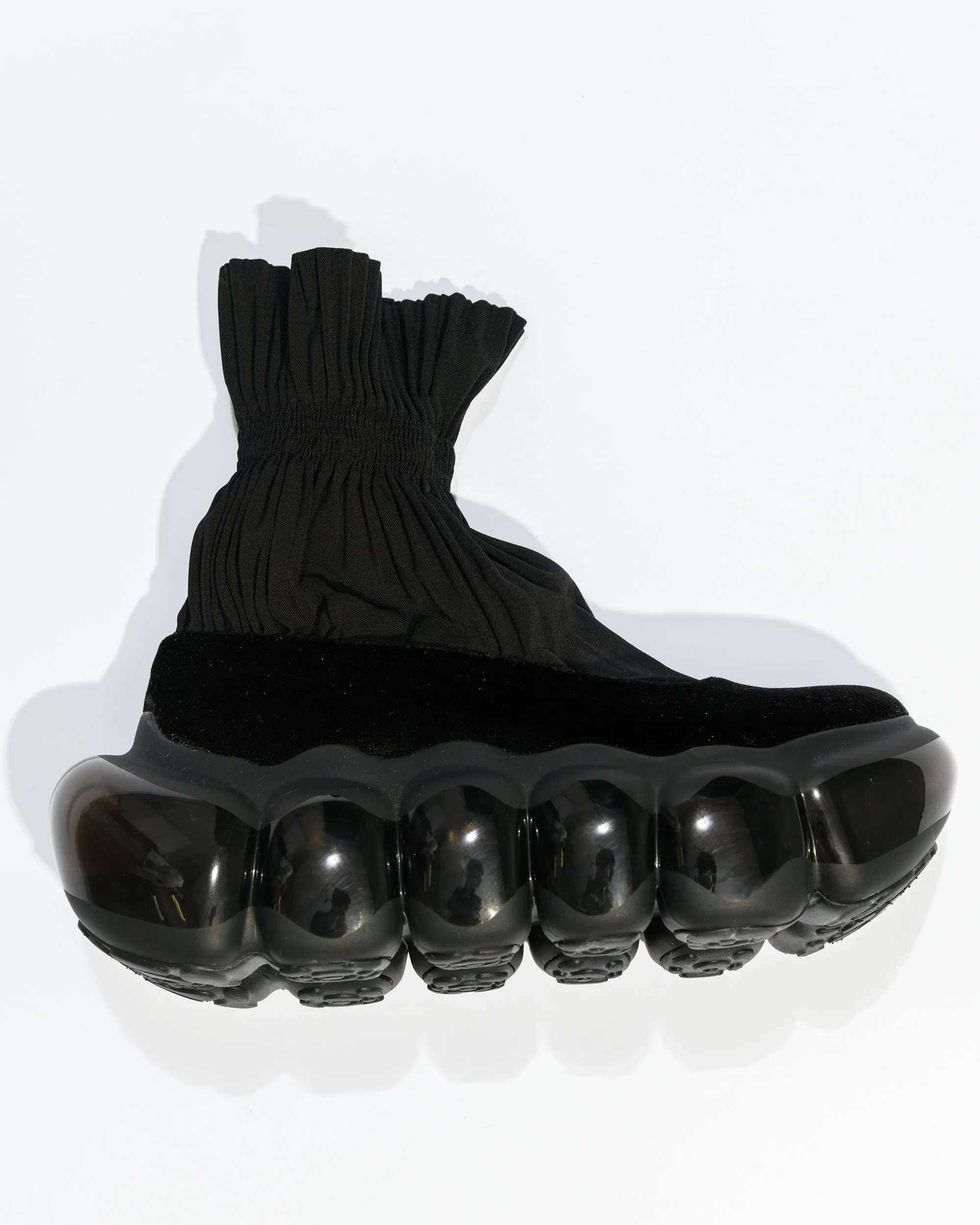 "Jewelry" Bubble Pleats / Black