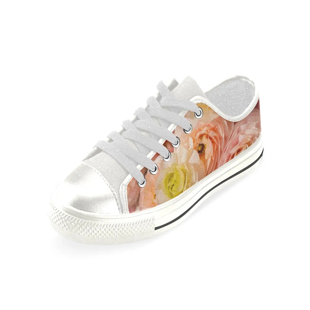 Ranunculus Peach Low Rise Shoes up to size 12