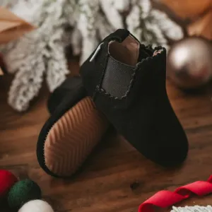 Reagan - Black Suede
