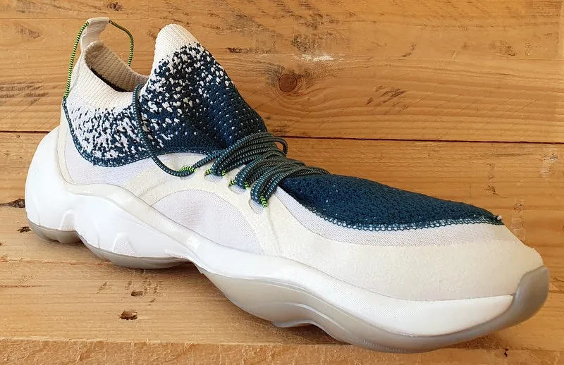 Reebok DMX Fusion HC Low Textile Trainers UK10.5/US11.5/EU45 CM9623 White/Teal