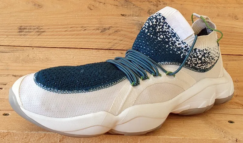 Reebok DMX Fusion HC Low Textile Trainers UK10.5/US11.5/EU45 CM9623 White/Teal