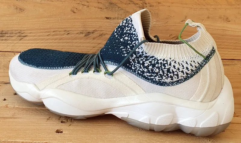 Reebok DMX Fusion HC Low Textile Trainers UK10.5/US11.5/EU45 CM9623 White/Teal