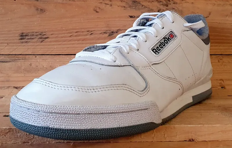 Reebok Phase 1 MU Low Leather Trainers UK10/US11/EU44.5 R608 PVN White/Silver
