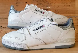Reebok Phase 1 MU Low Leather Trainers UK10/US11/EU44.5 R608 PVN White/Silver