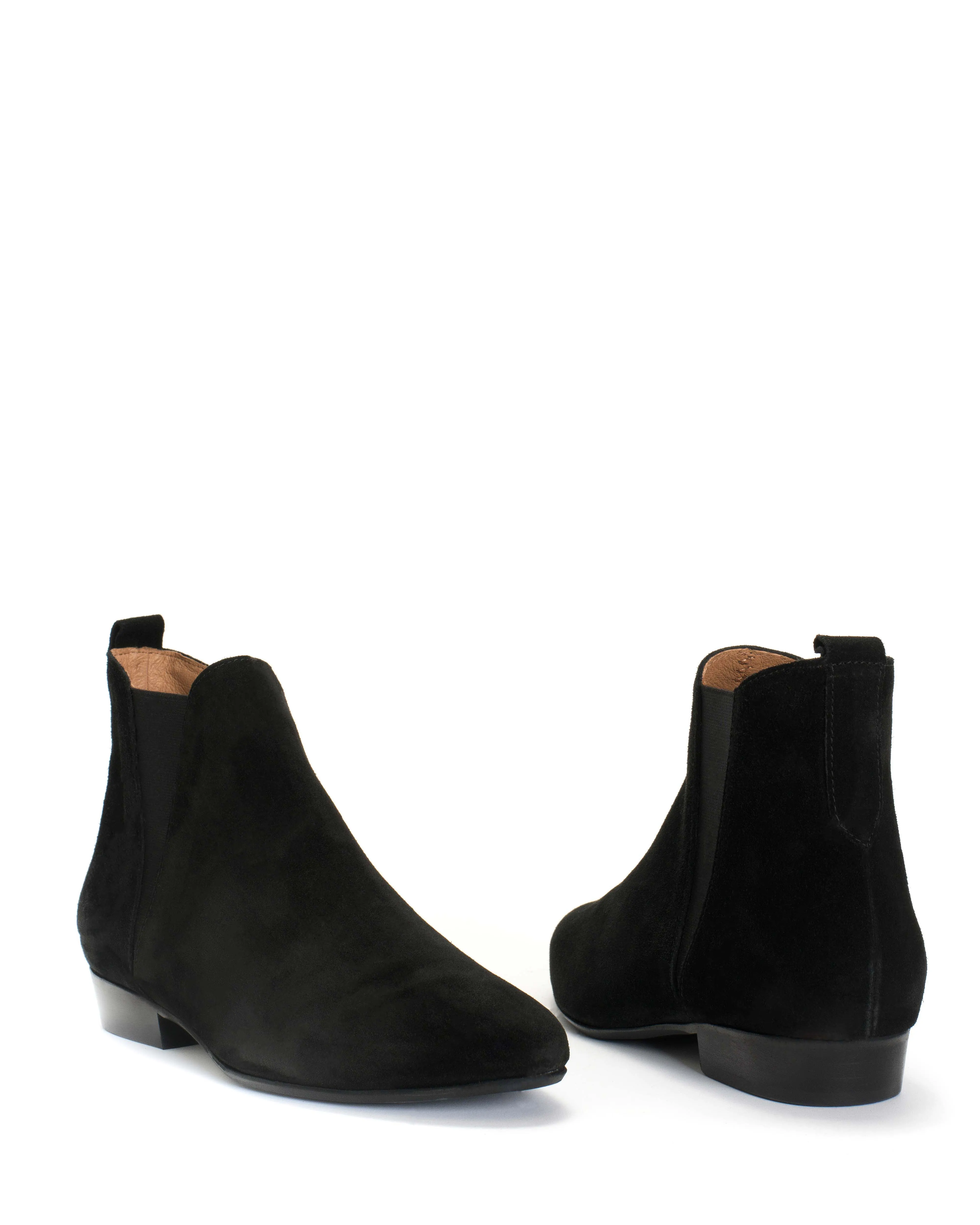Rita Calf suede Black
