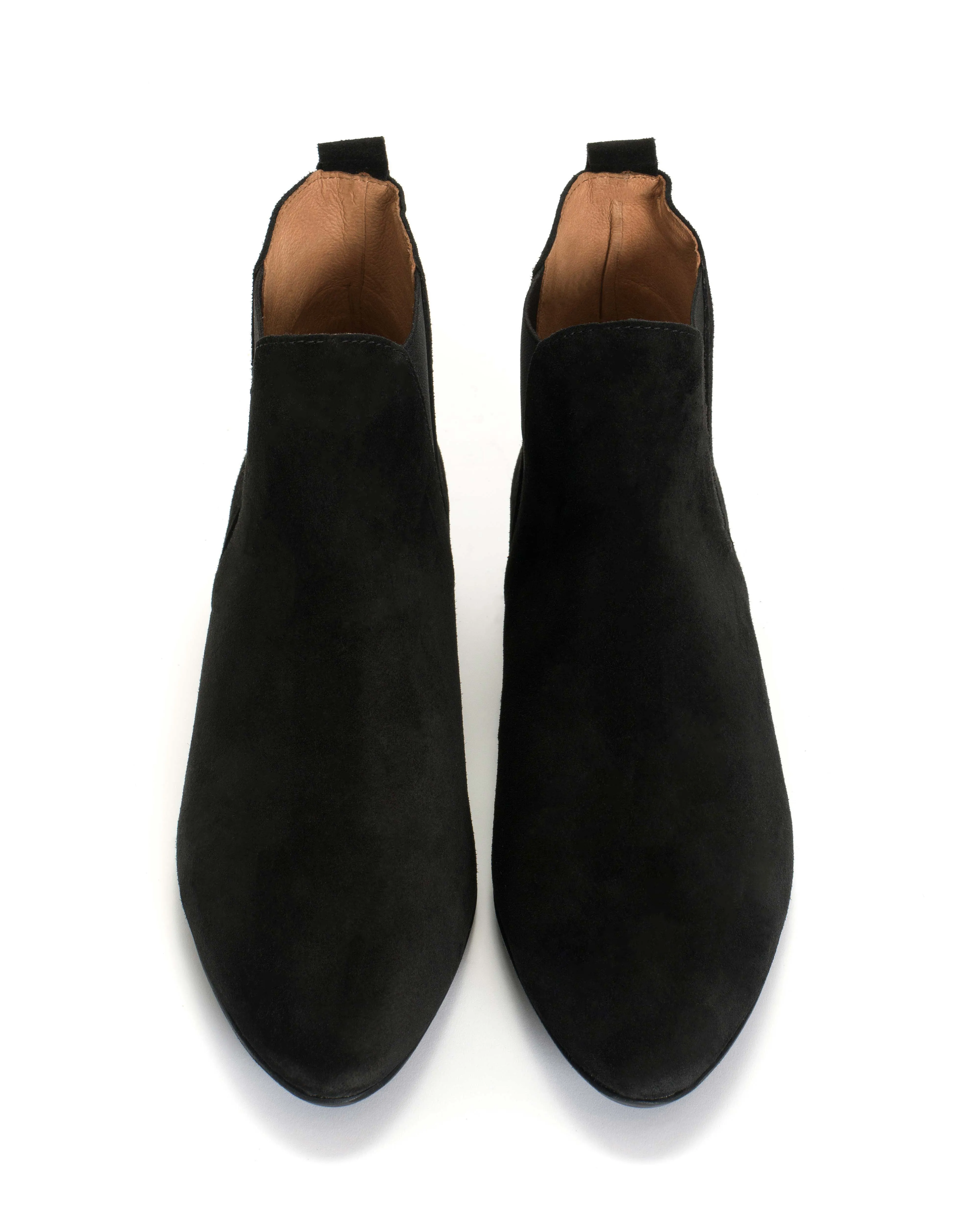 Rita Calf suede Black