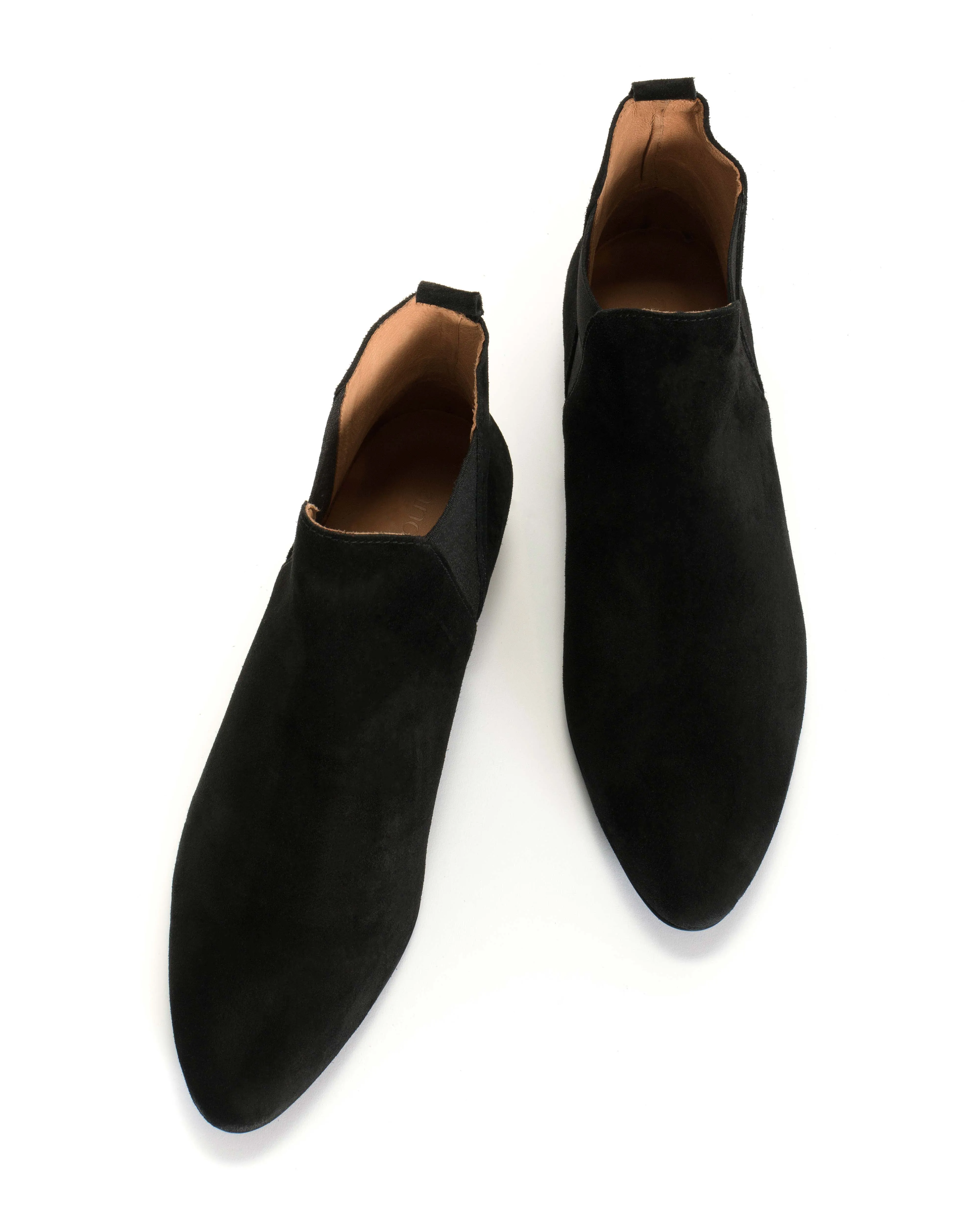 Rita Calf suede Black