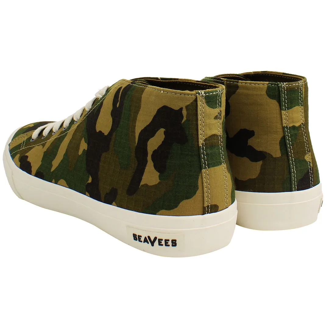 Seavees California Special Ripstop Mens Green Plimsolls