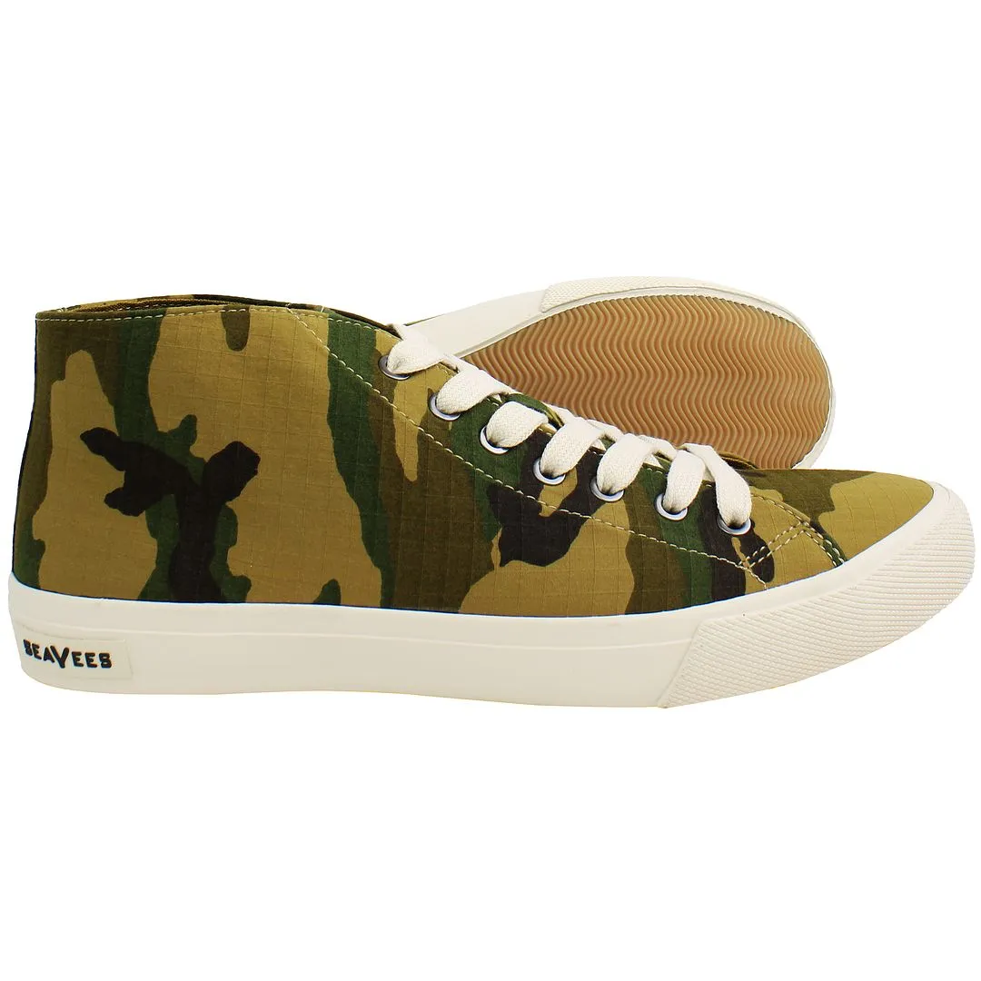 Seavees California Special Ripstop Mens Green Plimsolls