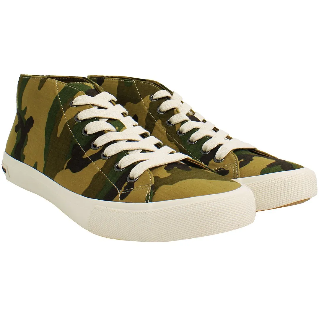 Seavees California Special Ripstop Mens Green Plimsolls