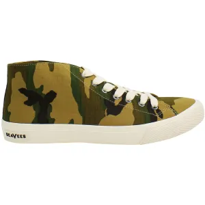 Seavees California Special Ripstop Mens Green Plimsolls
