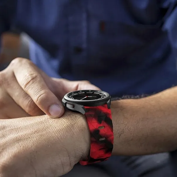 Suunto Vertical compatible Silicone Football Pattern Watch Straps