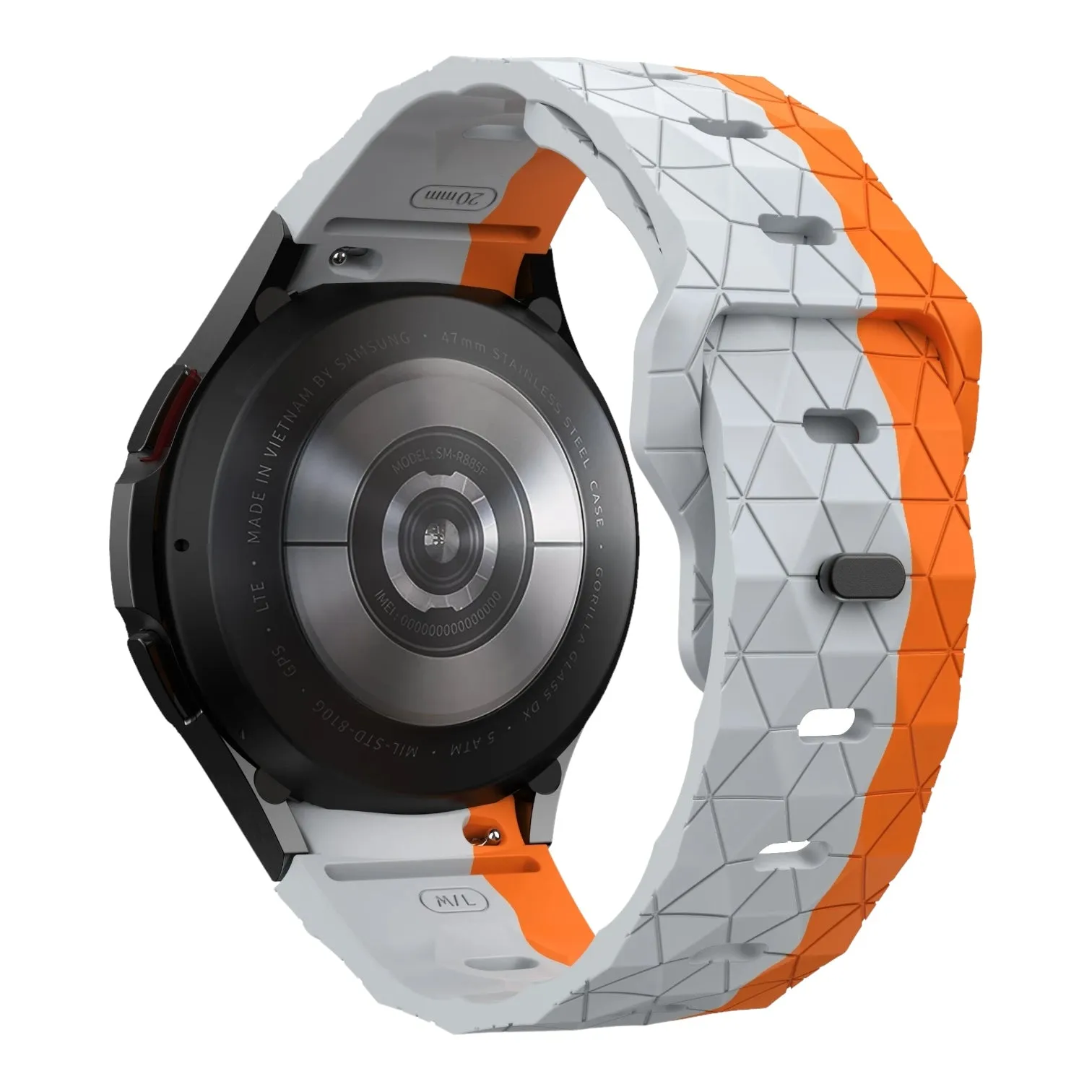 Suunto Vertical compatible Silicone Football Pattern Watch Straps