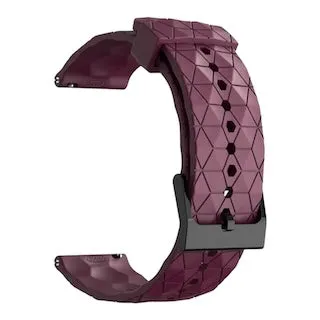 Suunto Vertical compatible Silicone Football Pattern Watch Straps