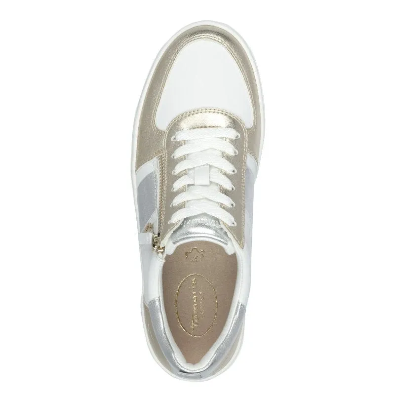 Tamaris Womens Gold Comfort Trainer 8-83703-44