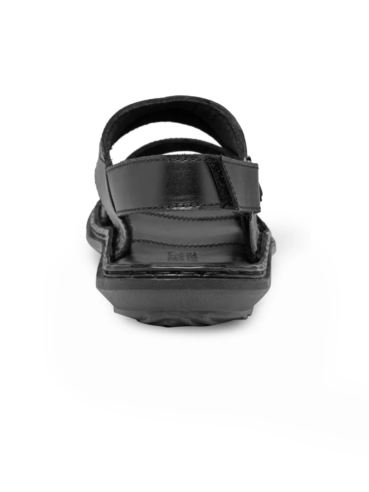 Teakwood Black Daily Wear Sandals