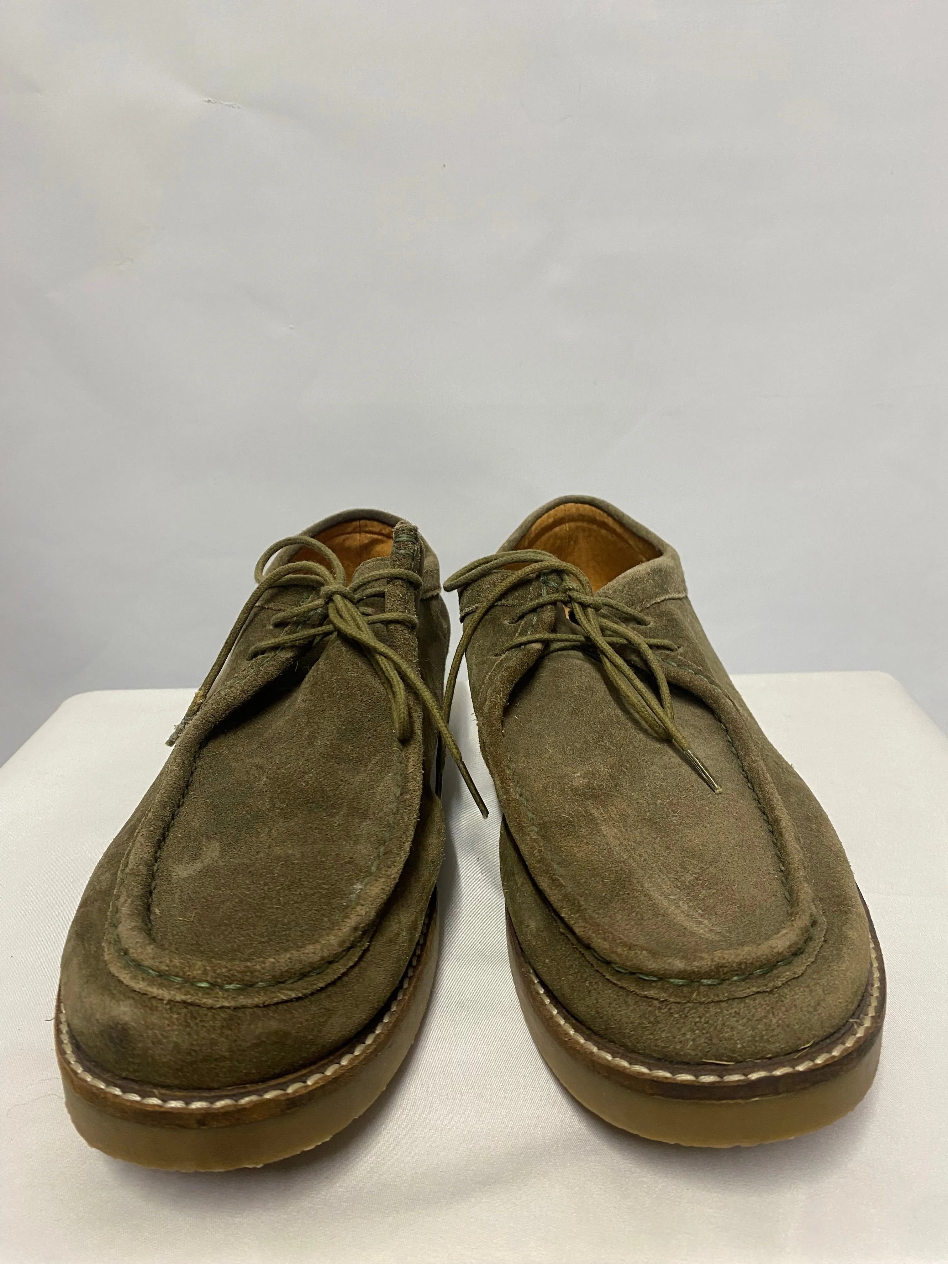 Topman Khaki Green Suede Wallabee Shoes 44/9