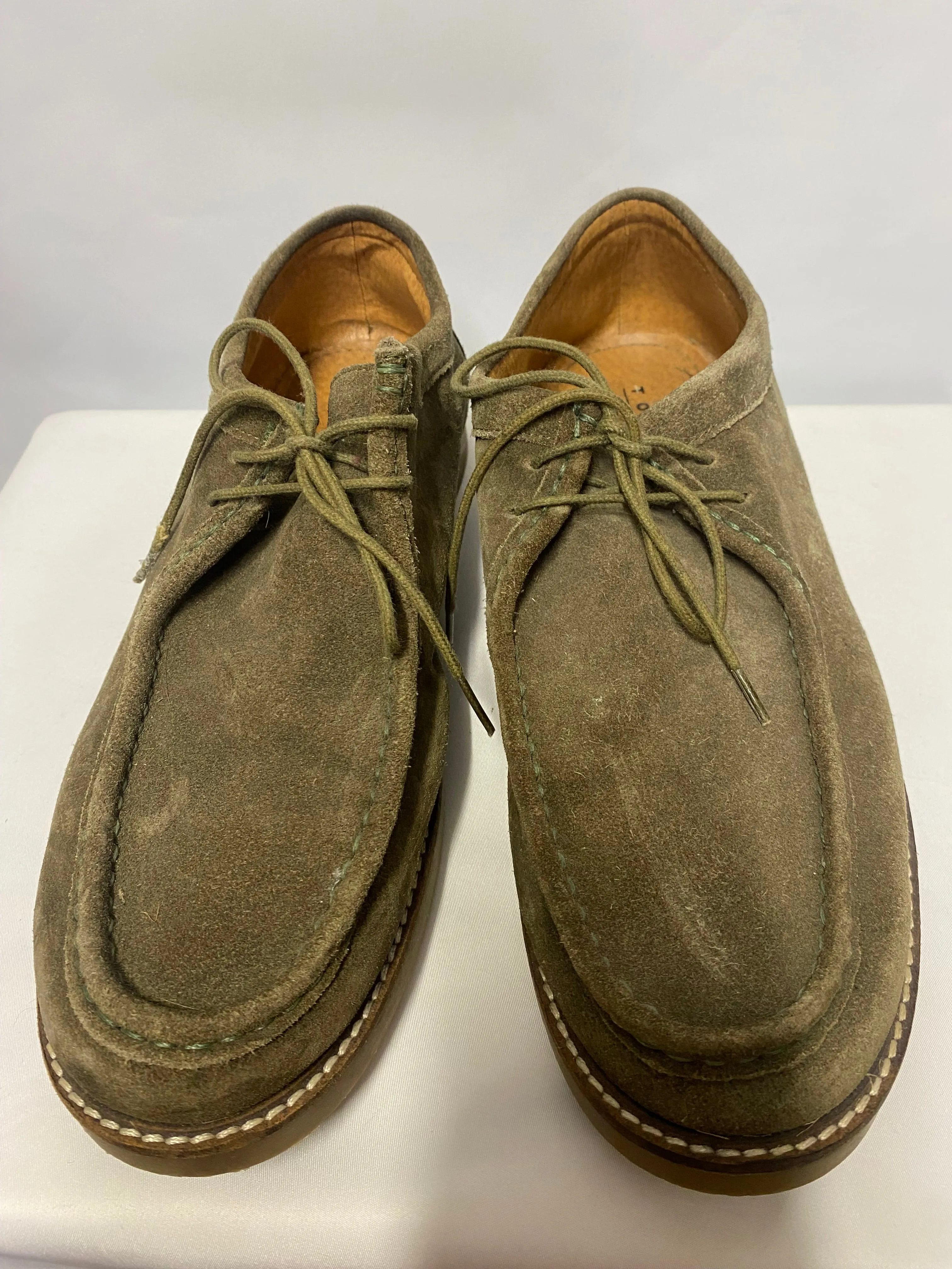 Topman Khaki Green Suede Wallabee Shoes 44/9