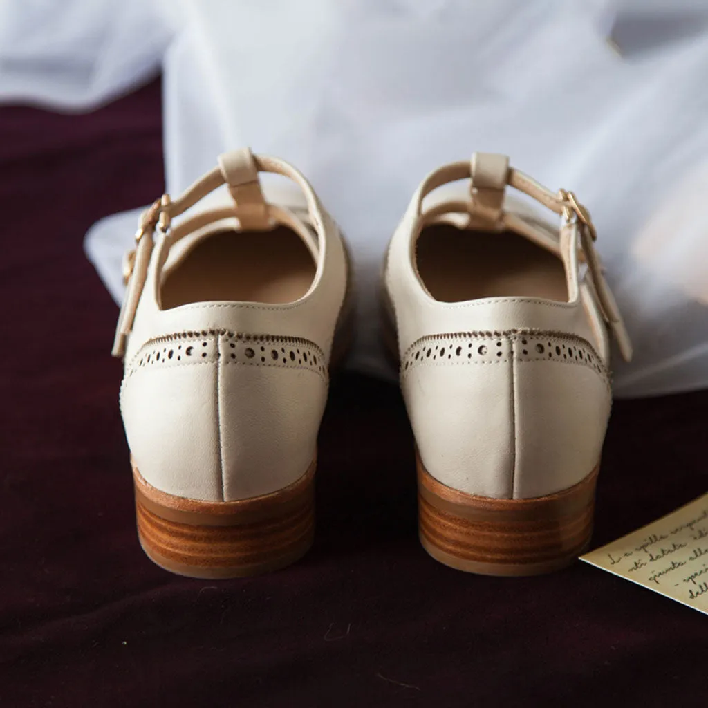 Vintage Brock T-strap Mary Jane Shoes