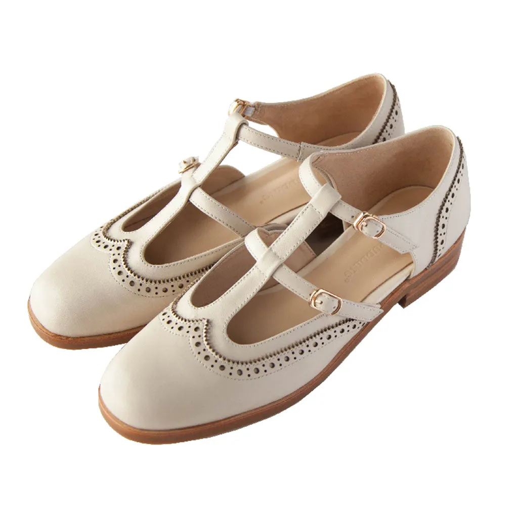 Vintage Brock T-strap Mary Jane Shoes
