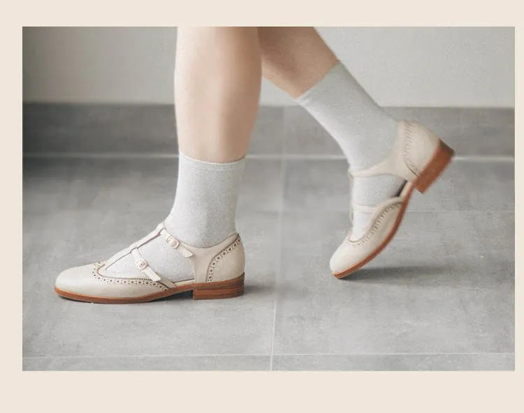Vintage Brock T-strap Mary Jane Shoes