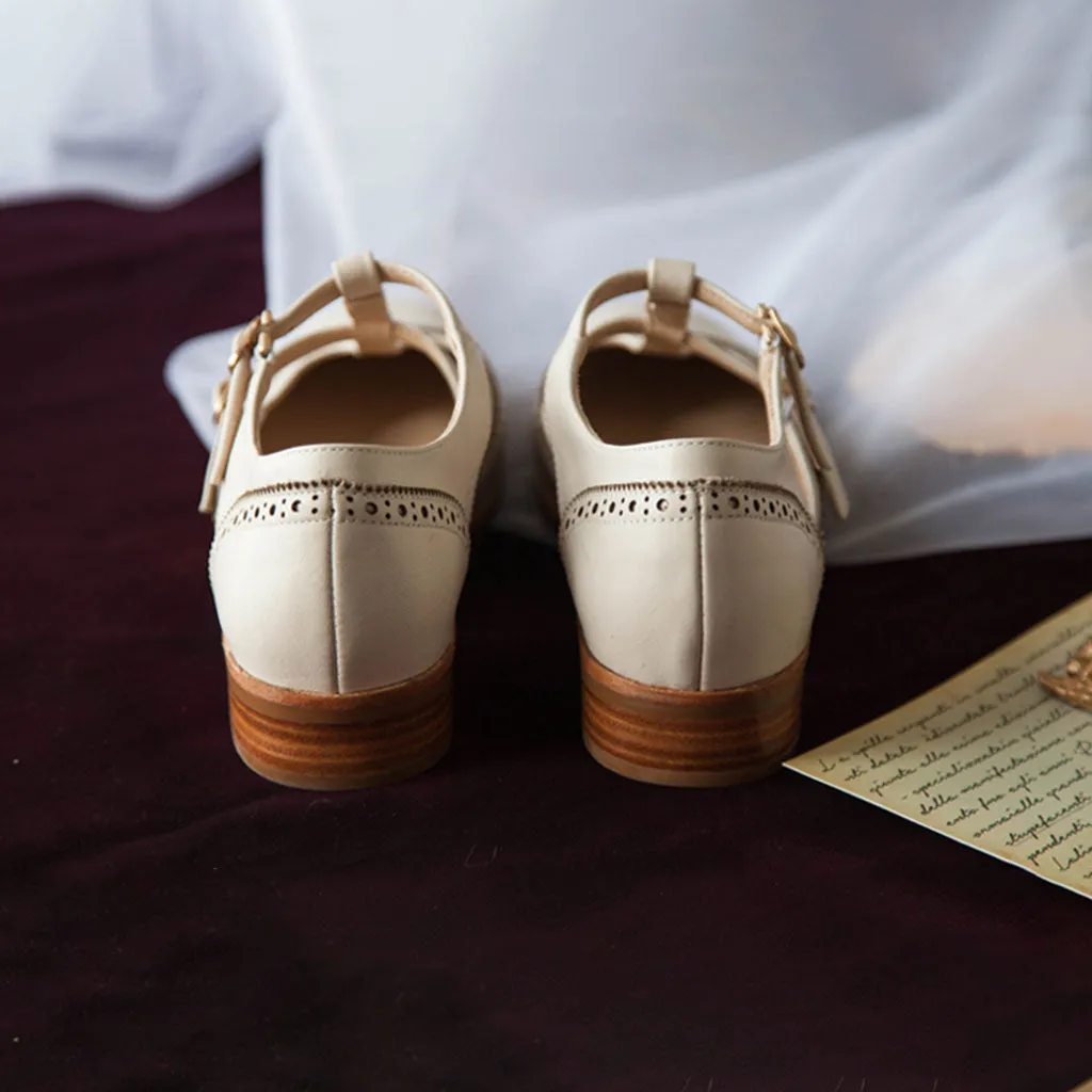 Vintage Brock T-strap Mary Jane Shoes