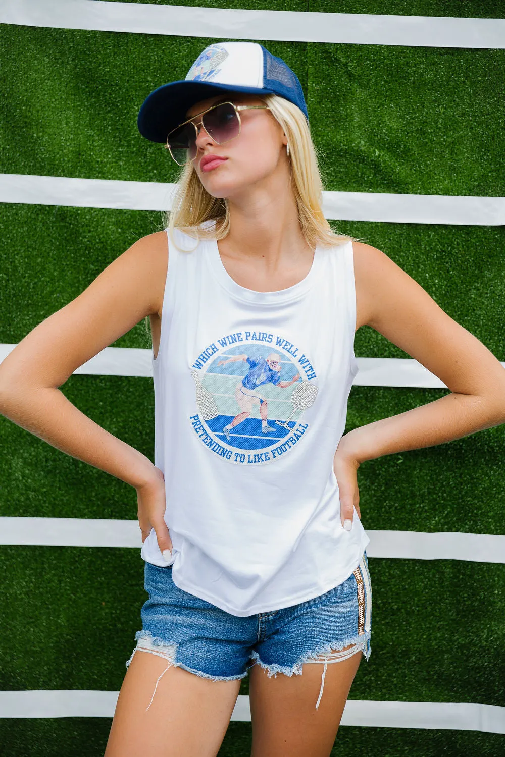 WINE LOVER FOOTBALL TANK