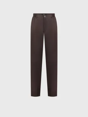 Wool Trousers Brown