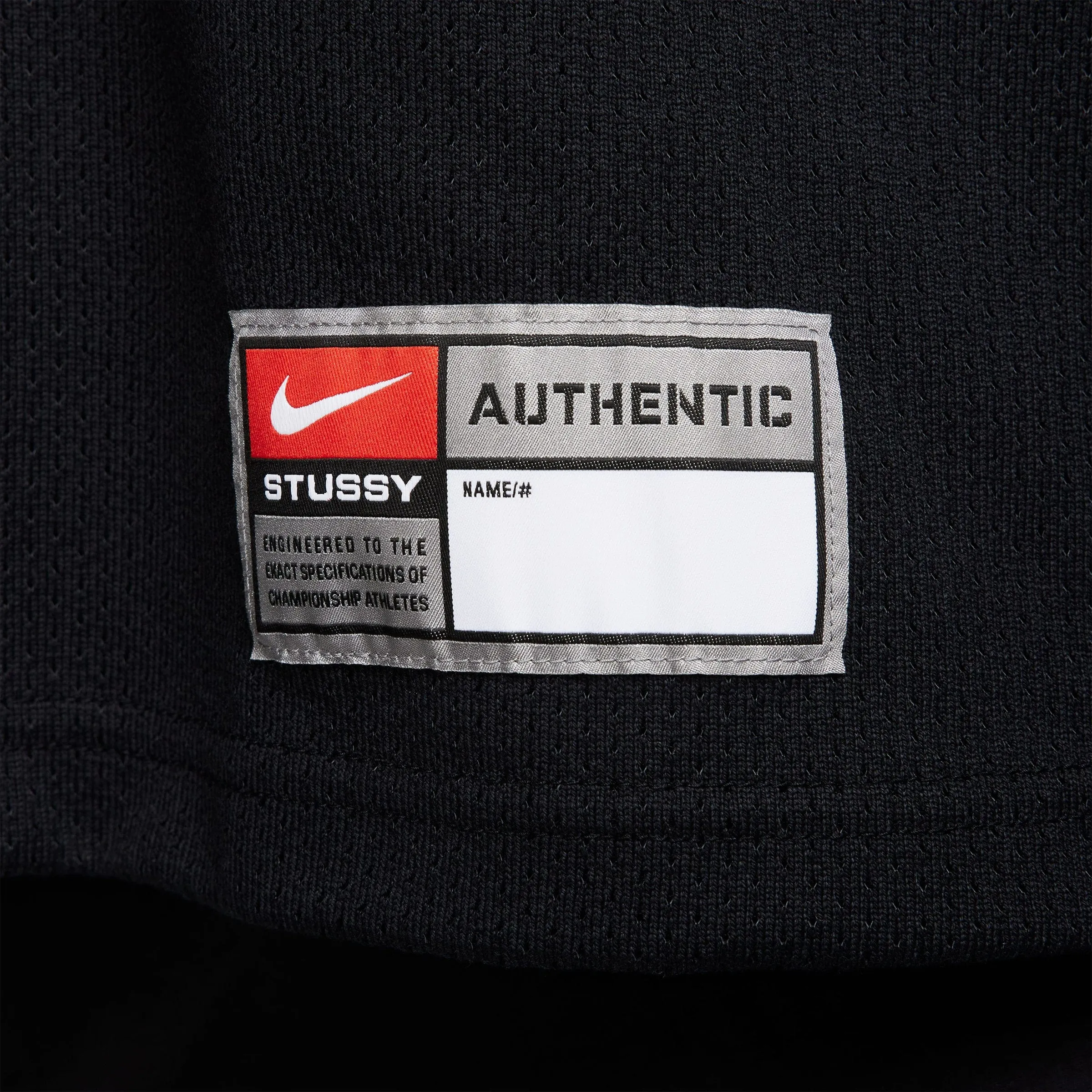 X STUSSY LONG SLEEVE MESH JERSEY